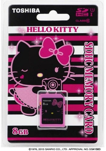 东芝推Hello kitty版SDHC卡 售153元